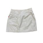 JOOP JEANS Womens White Button Front Denim Mini Skirt Made in Italy Size 12 Photo 1