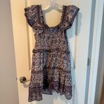 Sea New York Rosita Purple Smocked Mini Dress | L Size L Photo 7
