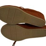 Toms Kala Desert Lace Up Orange Suede Wedge Heel Lace Up Ankle Booties Size 8 Photo 6