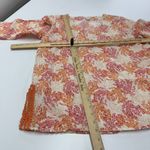 J Jill Top Womens Medium Petite Orange Pink Coral Reef Print Linen Cotton Tunic Size undefined Photo 8