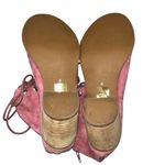Jeffrey Campbell Pink Sueded Leather Cors Lace Up Booties Sandals Shoes size 8 Photo 12