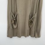 Lascana Sleeveless Mini Tank Dress Boho Size US 8 Khaki Tan Scoop Neck Photo 2