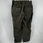Faherty Traveler Drawstring Pants Mid Rise Pockets Outdoor Dark Olive Large Green Photo 5