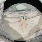 Free People FP Movement Heather Grey Markle Mesh Half Zip Hoodie Size M Photo 3