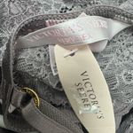 Victoria's Secret Victoria’s Secret Very Sexy Babydoll & Thong Set Gray Lace Mesh‎ Large  Y2K Photo 7