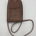 Vintage Wilson’s Tan Genuine Leather Small Crossbody Organizer Purse READ Photo 4