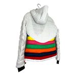 Perfect Moment Rainbow Chevron Down Ski Jacket Size Medium White Photo 5