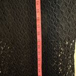 NWOT CROCHET MAXI SKIRT W LINING XS/S elastic waist Black Photo 4