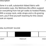 Alo Yoga  Wellness Bra in Pink Lavender, Size Small, Like New! Photo 7