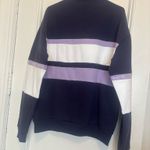 White Fox Boutique  Breaking Ground Front Zip Sweater Navy S/M  Photo 4