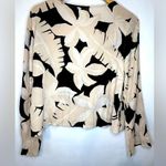 Billabong Y2K Black and Cream Women's Tie Front Crop Top Women’s Size M Photo 1