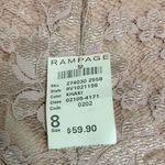 Rampage 8 lilac lace knee high dress Photo 4
