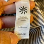 Athleta  button down Striped Shirt SZ:XL Photo 4