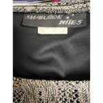 Sharade Nites Size 18 Vintage Top & Skirt Black & Silver Metallic Fringe CFJ Photo 10