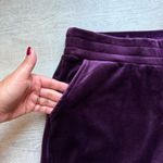 Magaschoni Burgundy Wine Velour Sweatshirt And Joggers Sweatpants Set Size M Photo 10