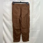 Lands' End NWOT Lands’ End women’s brown elastic waist pull on relaxed linen pants pockets Photo 4
