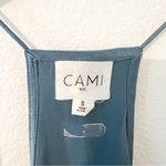 Cami NYC  SILK RACERBACK CAMISOLE IN CALYPSO Blue Size Small S Photo 2
