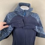 Lululemon Scuba Hoodie Inkwell We Are From Space Printed October Sz L? Blue Zip Photo 7