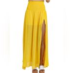 Hello Molly  STAY FUN MAXI SKIRT in MUSTARD NWT 2 Photo 1