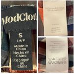 Modcloth JCrew Smocked Cotton Crop Top Summer Madras Plaid Checkered Orange Blue S Photo 6