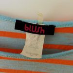Blush VINTAGE Striped Tee Y2K Shirt Basic Stylish Trendy Cute Womens Plus Size Photo 2