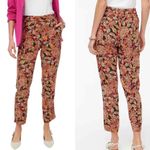 J.Crew NWT  Jamie Floral Elastic Waist Pull On Ankle Pant Size 2 Photo 1