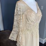 Women’s Full Length Chiffon & Lace Dress Mother of the Bride or Groom Size 10 Photo 2