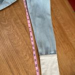 POL  EUC Light Two Tone Blue and Cream Denim Jacket Sz L 20” p2p Photo 8