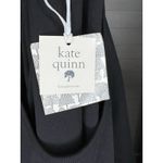 Kate Quinn black boxy tunic Top with short raglan sleeves Size XL NWT Photo 5