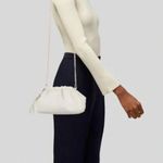 Understated Leather Leather White Crossbody Bag Photo 2