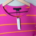 Sanctuary Women’s Must Have Stripe Dress in Pink and Orange size L Photo 3