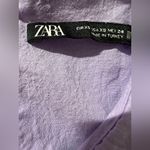 ZARA Purple Ruffled Midi Dress Photo 2