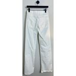 MOTHER The Kick It High Waist Straight Leg Jeans in Wash Fairest Of Them All White Size 26 Photo 7