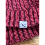 Eddie Bauer Sweater Women's Size Small Red Hooded 1/4 Zip Soft Ribbed Knit City Photo 13