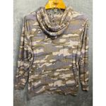 Zenana Outfitters Camouflage Print Cowl Neck Hoodie Sweatshirt Women's 1X Photo 5