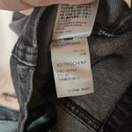 Levi's  Black Full Button Down Pinafore Overall Mini Tuli Denim Dress Size XS Photo 3