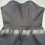 Finders Keepers  Black Peplum Pencil Skirt Dress Size Small Photo 5