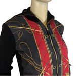 Ralph Lauren VTG 1990'S LAUREN EQUESTRIAN BISHOP SILK & WOOL ZIPPER CARDIGAN (M) Photo 6