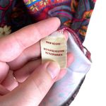 Aryeh Burgundy/Maroon Floral Mandala Slight Bell Sleeve Dress Anthropologie Photo 2