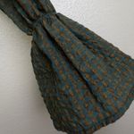 Kastane Japan Top Womens Medium Green Off Shoulder Gingham Green Olive Button Size undefined Photo 4