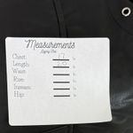 ZARA NWOT Cropped Faux Leather Moto Jacket Silver Zippers Pockets Buckle S Black Photo 7