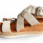 Unisa  Cream Wedge Sandals size 7 Photo 0