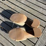 A New Day  Womens Arden Raffia Ornamented Block Heels Tan Brown size 7 summer nwt Photo 8