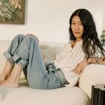 💕DOEN💕 Doen x Dronme Denim Dronme Jeans ~ Kims Wash Blue 32 NWT Photo 5