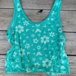 Target Colsie Floral Butterfly Green Tank Top Photo 4