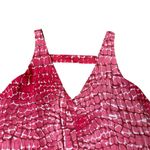 White House | Black Market WHBM Pink Croc Tiered Dress Sleeveless Flowy XS NWOT Photo 1