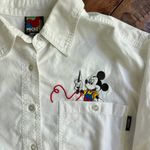 Disney Vintage Mickey Mouse Embroidered Button Up Photo 0
