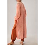 Anthropologie Duster Kimono Cardigan Pink One Size Boho Soft Lightweight OS Photo 2
