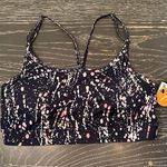 Ideology Women's Splatter Sports Bra Indigo Sea Small Yoga Pilates Activewear Photo 0