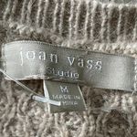 Joan Vass New  Rabbit Hair Tan Sweater Medium Photo 5